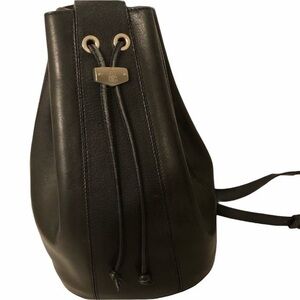MARK CROSS vintage black leather sling bag
